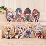 Honkai Star Rail Character Pillow Honkai Star Rail Chibi Character Double Faced Pillow