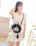 Genshin Impact Scaramouche Plush Cat See-Through Bag Scaramouche Kitten Scaracat Scarameow Plush Bag