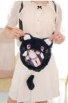 Genshin Impact Scaramouche Plush Cat See-Through Bag Scaramouche Kitten Scaracat Scarameow Plush Bag