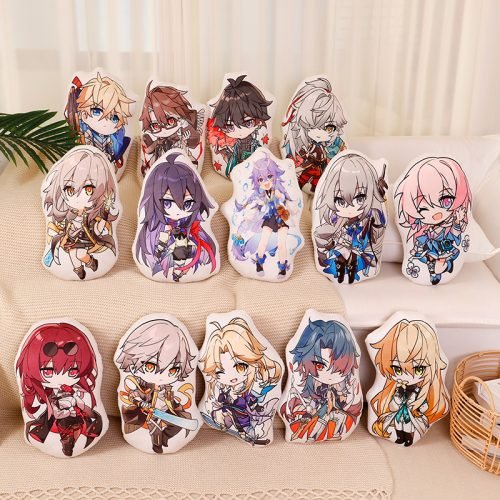 Honkai Star Rail Character Pillow Honkai Star Rail Chibi Character Double Faced Pillow