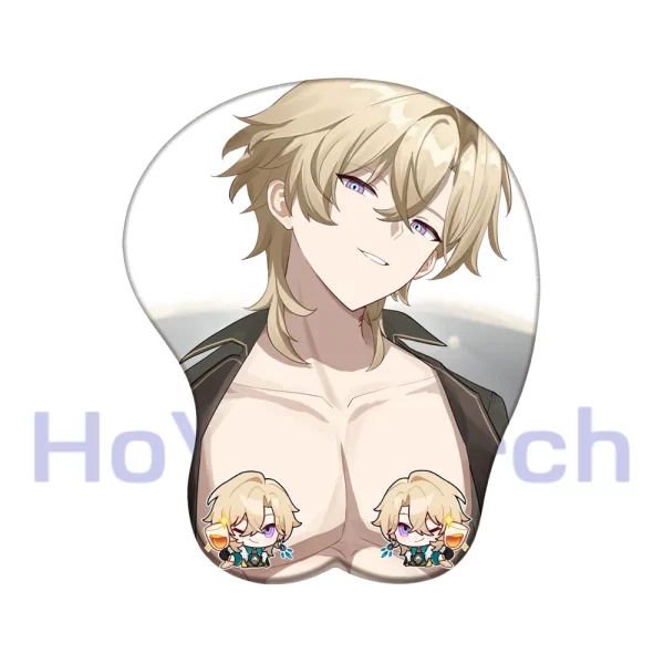 Honkai Star Rail Oppai Mousepad Aventurine Boothill Dr Ratio Gallagher