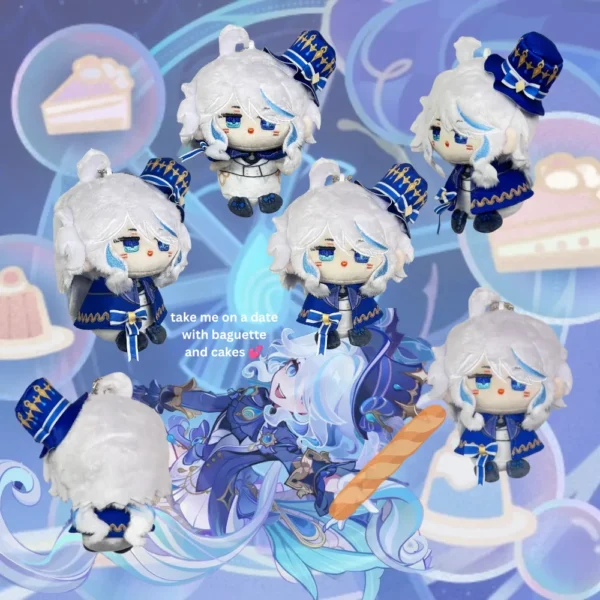Genshin Impact Fontaine Plushie Furina Neuvillette Clorinde Navia Wriothesley Sigewinne Escoffier Genshin Merch