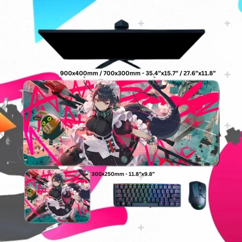 zenless zone zero ellen joe ellen joe zzz. zzz ellen joe. zeneless zone zero mousepad. zzz mousepad