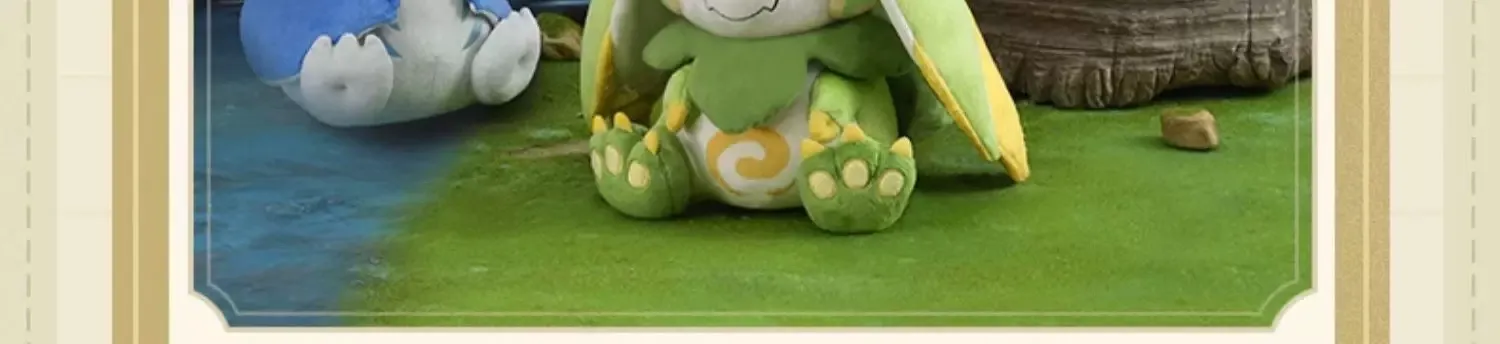 Genshin Saurian Plushie Natlan Official Genshin Merchandise, genshin plushie, official hoyoverse merchandise, mihoyo merchandise