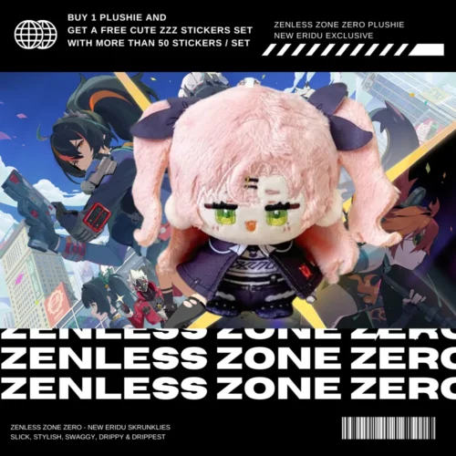 zenless zone zero plushie, zzz plushie, nicole demara plush, anby demara plush, ellen joe plush, zhu yuan plush, corin wickes zzz