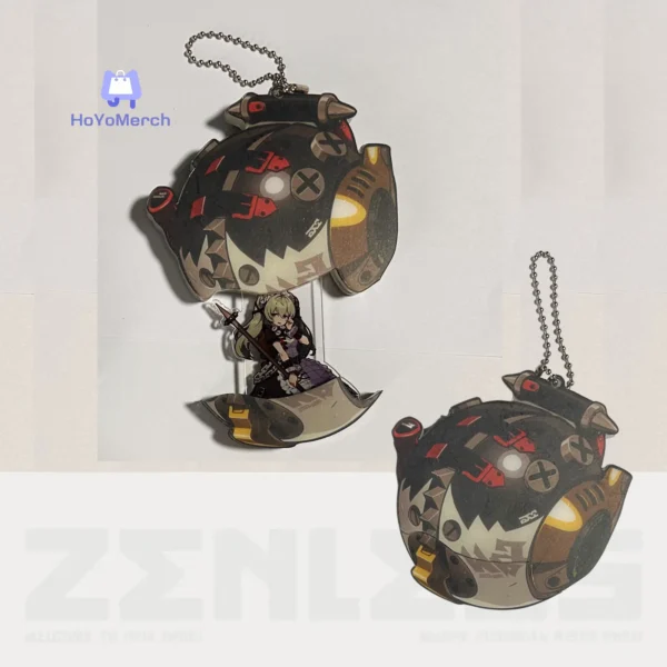 Zenless Zone Zero Keychain W-Engine Sliding ZZZ Rina Keychain ZZZ Corin Wickes Keychain