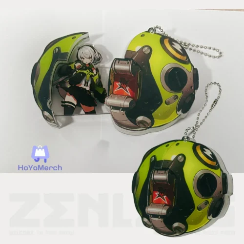 zenless zone zero keychain, anby demara keychain, billy kid keychain, zzz nekomata keychain, nekomiya mana keychain