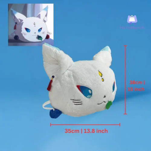 hsr feixiao plushie, honkai star rail feixiao fox plush, feixiao fox head plush