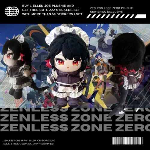 Zenless Zone Zero Ellen Joe Plushie 20cm 8inch ZZZ Plush Doll