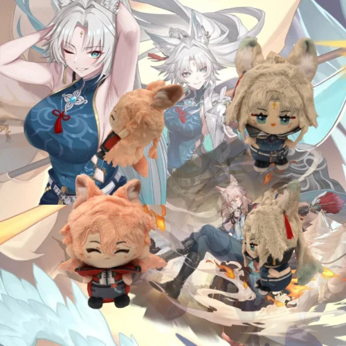 honkai star rail plushie, hsr feixiao plushie, hsr jiaoqiu plushie, feixiao hsr, jiaoqiu hsr