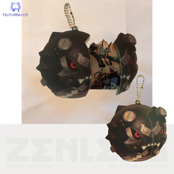 Zenless Zone Zero W-Engine Keychain Sliding Miyabi Yanagi Harumasa Soukaku Keychain