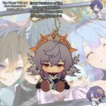 HSR Keychain Waggy Tail & Ears HSR Sunday Robin Aventurine Dr Ratio Honkai Star Rail Keychain