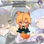 HSR Keychain Waggy Tail & Ears HSR Sunday Robin Aventurine Dr Ratio Honkai Star Rail Keychain