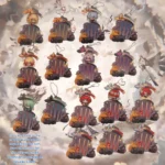 HSR Amphoreus Trashcan Keychain Honkai Star Rail Phainon Aglaea Mydei Castorice Anaxa Tribbie Trianne Trinnon