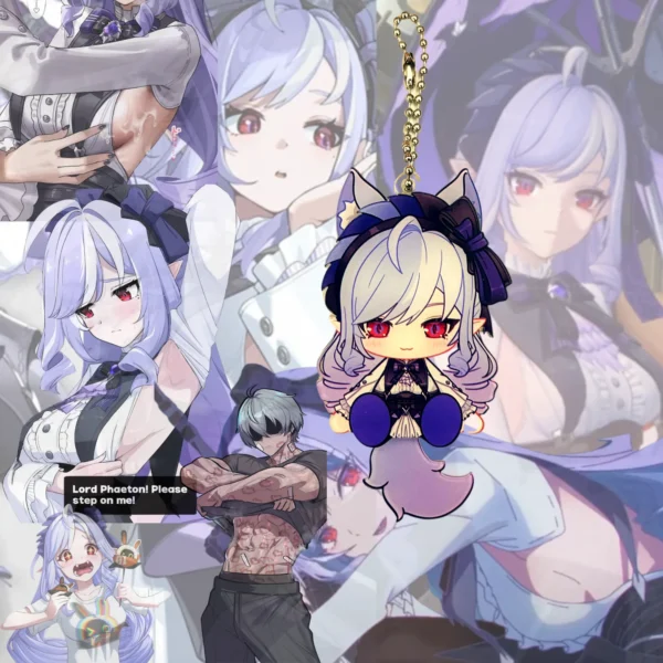 ZZZ Keychain Vivian Banshee Waggy Tail & Ears Zenless Zone Zero Vivian ZZZ Vivian Keychain