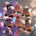 HSR Rappa Keychain Trashcan HSR Lingsha HSR Moze Honkai Star Rail Keychain