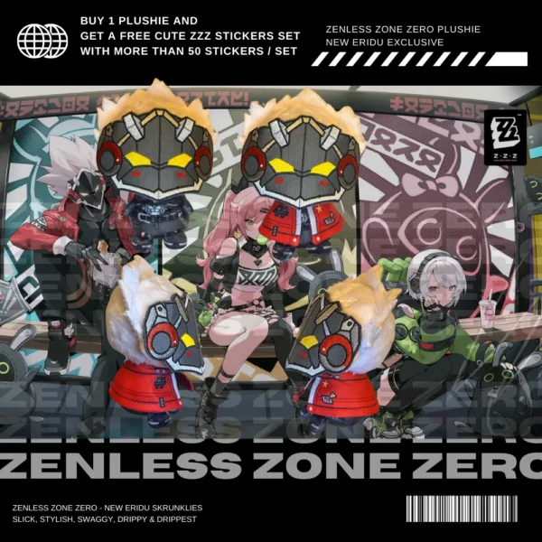 ZZZ Plushie Nicole Demara Plushie ZZZ Anby Demara Plushie ZZZ Billy Kid Plushie Zenless Zone Zero Plushie