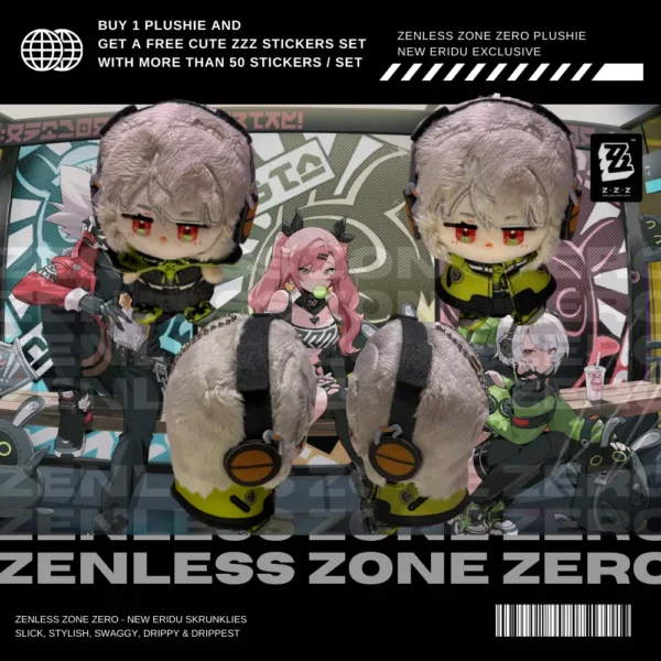 ZZZ Plushie Nicole Demara Plushie ZZZ Anby Demara Plushie ZZZ Billy Kid Plushie Zenless Zone Zero Plushie