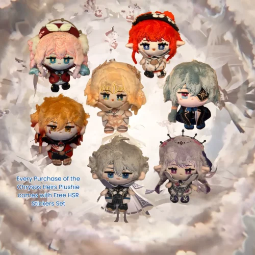 honkai star rail plushie, hsr phainon plushie, hsr aglaea plushie, hsr mydei plushie, hsr castorice plushie, hsr hyacine plushie, hsr tribbie, hsr anaxa plushie, hsr plushie, honkai star rail merchandise, official hoyoverse merchandise, official mihoyo merchandise