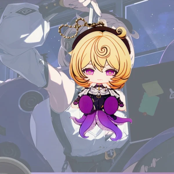 ZZZ Spook Shack Keychain Ukinami Yuzuha Alice Thymefield Komano Manato Yidhari Waggy Tail & Ears Zenless Zone Zero Keychain