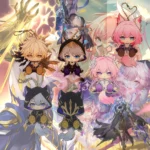 Waggy HSR Cyrene HSR Cipher HSR Phainon Keychain Flame Reaver Amphoreus Waggy Tail & Ears Honkai Star Rail Keychain