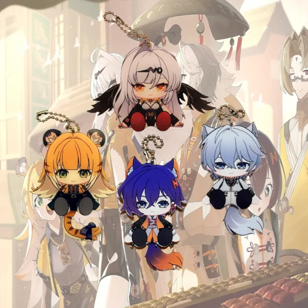 ZZZ Yunkui Summit Keychain Yixuan Ju Fufu Wise Belle Waggy Tail & Ears Zenless Zone Zero Keychain