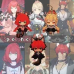 ZZZ Spook Shack Keychain Ukinami Yuzuha Alice Thymefield Komano Manato Waggy Tail & Ears Zenless Zone Zero Keychain