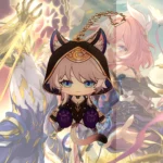 Waggy HSR Cyrene HSR Cipher HSR Phainon Keychain Amphoreus Waggy Tail & Ears Honkai Star Rail Keychain