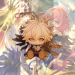 Waggy HSR Cyrene HSR Cipher HSR Phainon Keychain Amphoreus Waggy Tail & Ears Honkai Star Rail Keychain
