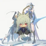Waggy HSR Jingliu HSR Yanqing HSR Jingliu Keychain Waggy Tail & Ears Honkai Star Rail Keychain