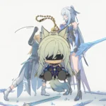 Waggy HSR Jingliu HSR Yanqing HSR Jingliu Keychain Waggy Tail & Ears Honkai Star Rail Keychain