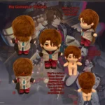 Honkai Star Rail Big Gallagher Plushie 20cm 8inch HSR Gallagher Plush Doll