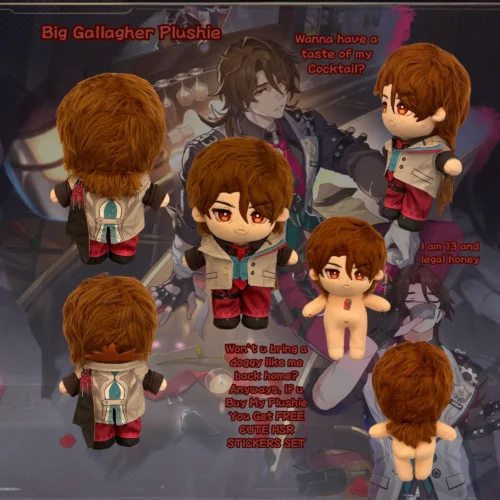 honkai star rail gallagher plushie, gallagher hsr plushie, honkai star rail plushie, hoyoverse merchandise, mihoyo merchandise