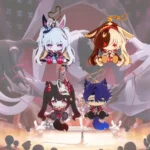 Waggy HSR Masked Fools Sparxie HSR Sampo HSR Sparkle Keychain Waggy Tail & Ears Honkai Star Rail Keychain