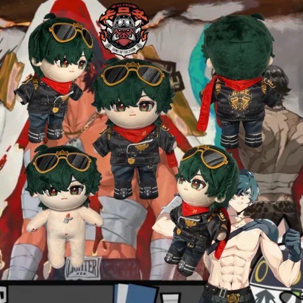 Lighter Zenless Zone Zero Plushie 20cm 8 inch ZZZ Lighter Plush Doll