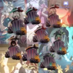 HSR Trashcan Keychain Feixiao Tingyun Fugue Jiaoqiu Huohuo Keychain Honkai Star Rail Keychain