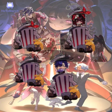 HSR Trashcan Keychain Sparkle HSR Sampo Keychain Honkai Star Rail Keychain