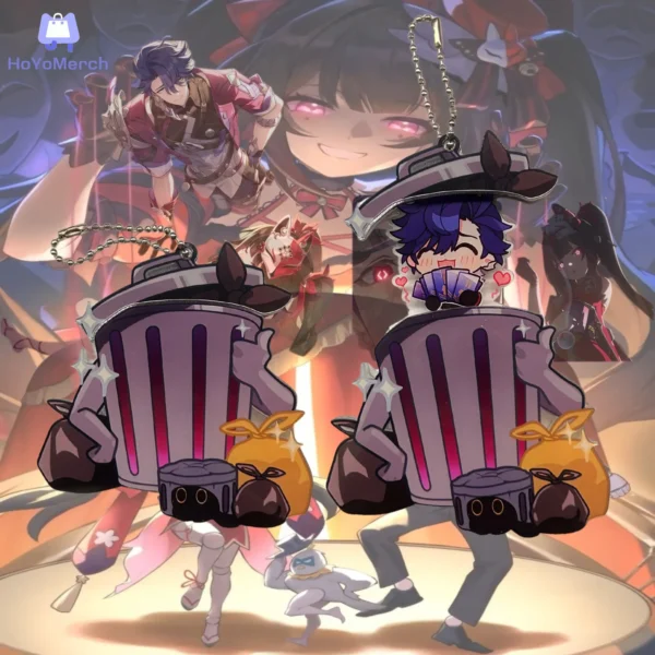 HSR Trashcan Keychain Sparkle HSR Sampo Keychain Honkai Star Rail Keychain