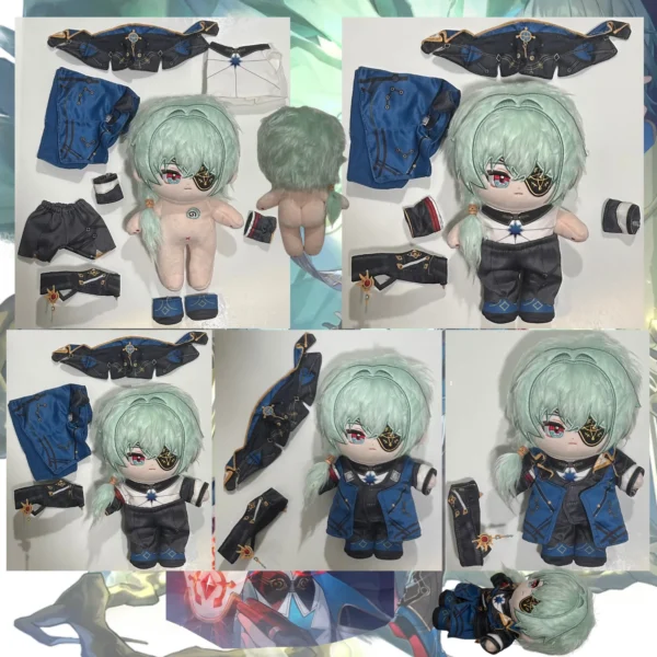 Honkai Star Rail Big Anaxa Plushie 20cm 8inch HSR Anaxa Plush Doll