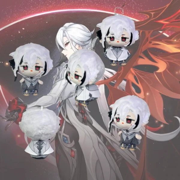 Genshin Fatui Columbina Plush Sandrone Plush Arlecchino Plush Dottore Plush Childe Tartaglia Plush Genshin Plushie