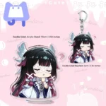 Genshin Columbina x Sandrone Chibi Keychain Genshin Impact Keychain