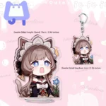 Genshin Columbina x Sandrone Chibi Keychain Genshin Impact Keychain
