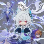 Waggy Genshin Childe Genshin Tartaglia Genshin Skirk Waggy Tail & Ears Genshin Impact Keychain