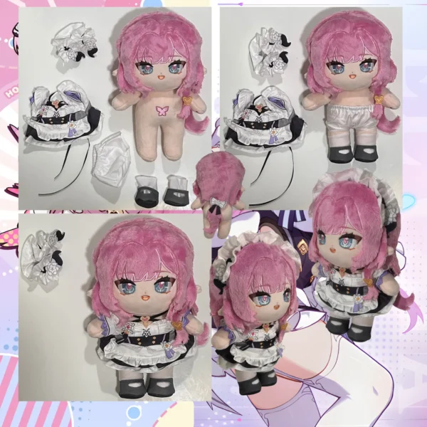Honkai Impact 3rd Elysia Plushie 20cm 8inch Honkai Impact Elysia Maid Plushie