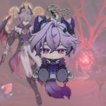 Waggy Genshin Durin Genshin Flins Genshin Varka Waggy Tail & Ears Genshin Impact Keychain