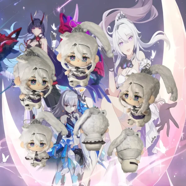 Honkai Impact 3rd Herrscher of Finality Kiana Plushie Herrscher of Thunder Raiden Mei Plushie Herrscher of Reason Bronya Plushie Honkai Impact 3 Plushie