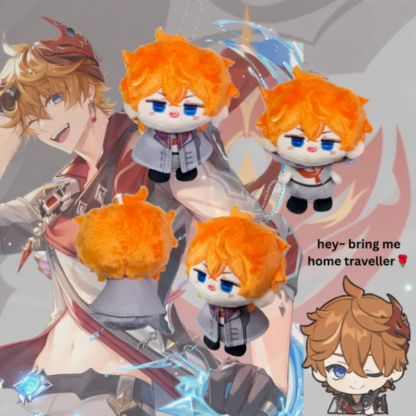 Genshin Fatui Columbina Plush Sandrone Plush Arlecchino Plush Dottore Plush Pantalone Plush Childe Tartaglia Plush Genshin Plushie