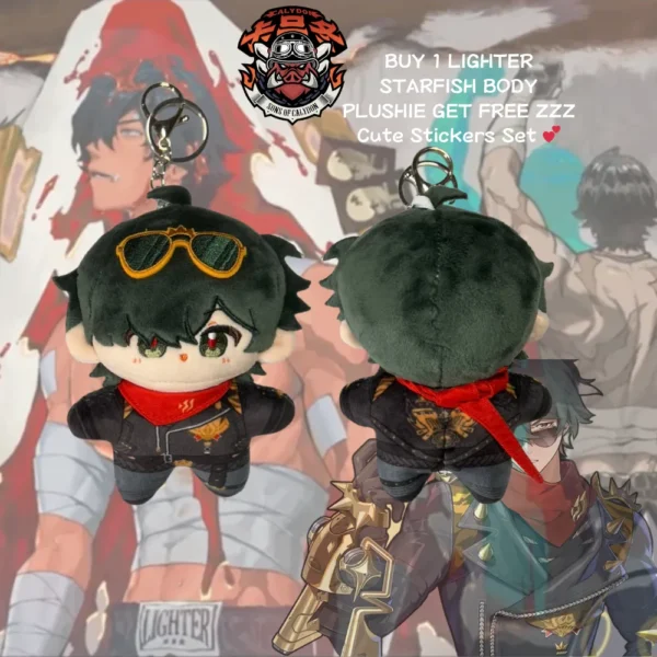 Zenless Zone Zero Lighter Plushie ZZZ Lighter Plushie Starfish Body ZZZ Plushie