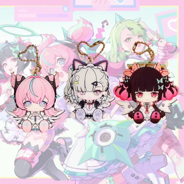 ZZZ Angels of Delusion Keychain Nangong Yu Sunna Aria Waggy Tail & Ears Zenless Zone Zero Keychain