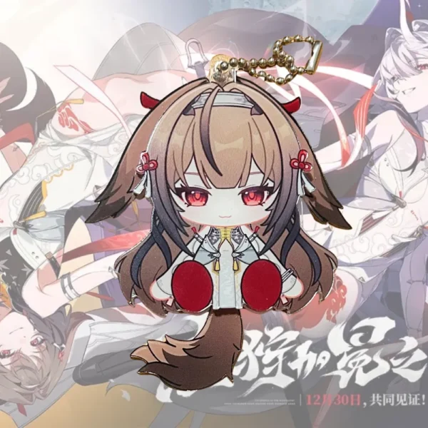 ZZZ Ye Shunguang Keychain Ye Shunguang Waggy Tail & Ears Zenless Zone Zero Keychain
